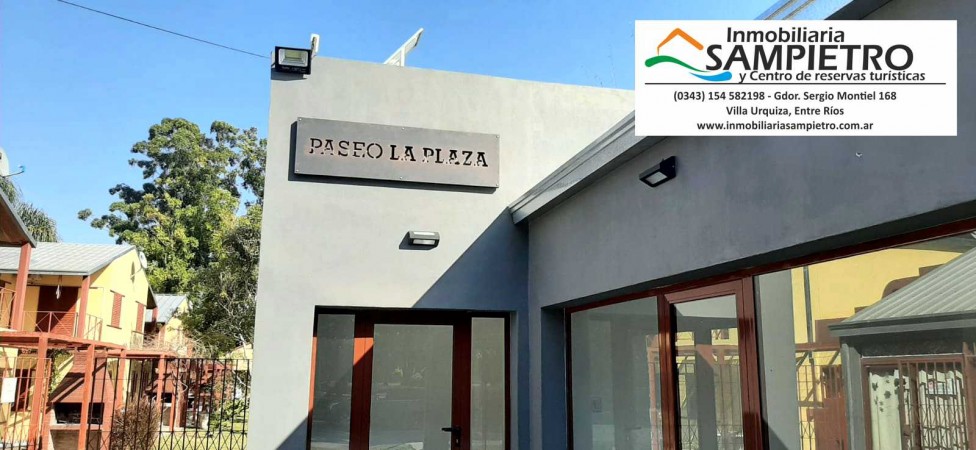 Local comercial frente a la plaza, Villa Urquiza. Paseo la Plaza, local 3.